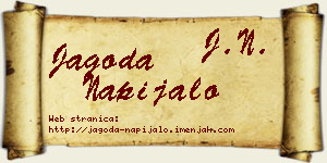 Jagoda Napijalo vizit kartica